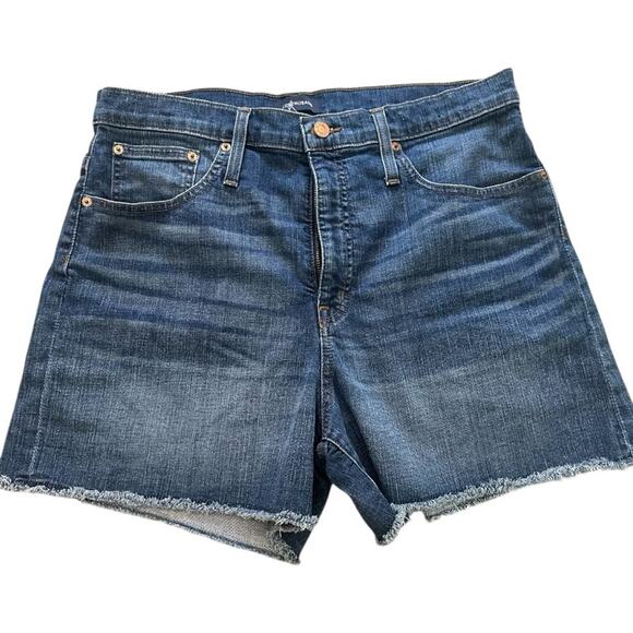 J.Crew High-Rise Denim Shorts – Raw Hem – Size 31 - Picture 1 of 6